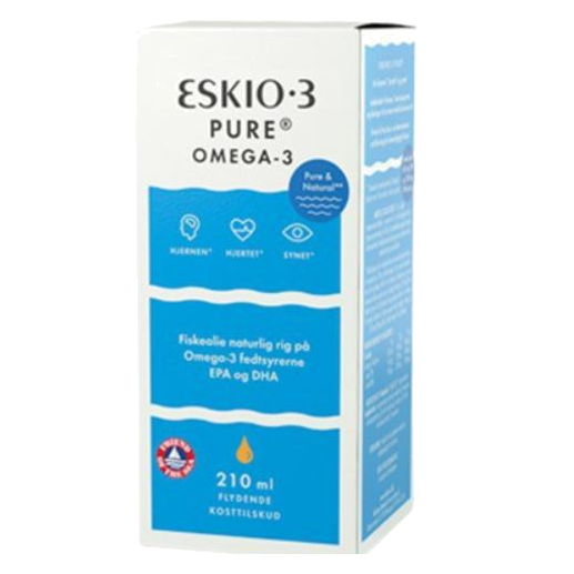 ESKIO-3 PURE OMEGA-3 žuvų taukai 210ml - Ąžuolyno vaistinė